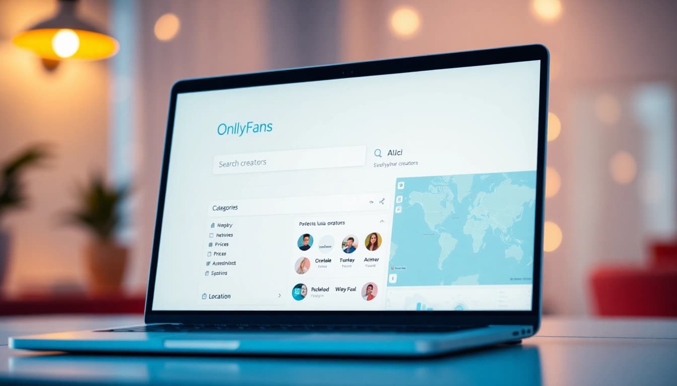 Find OnlyFans Nearby Creators with our innovative search engine interface.