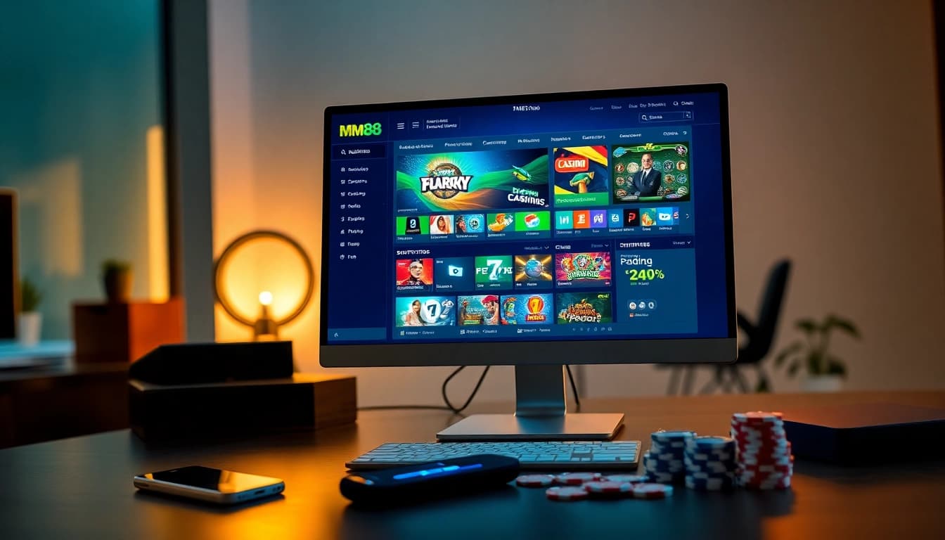 Exciting online gambling experience at MM88 nhà cái with vibrant games and user-friendly interface.