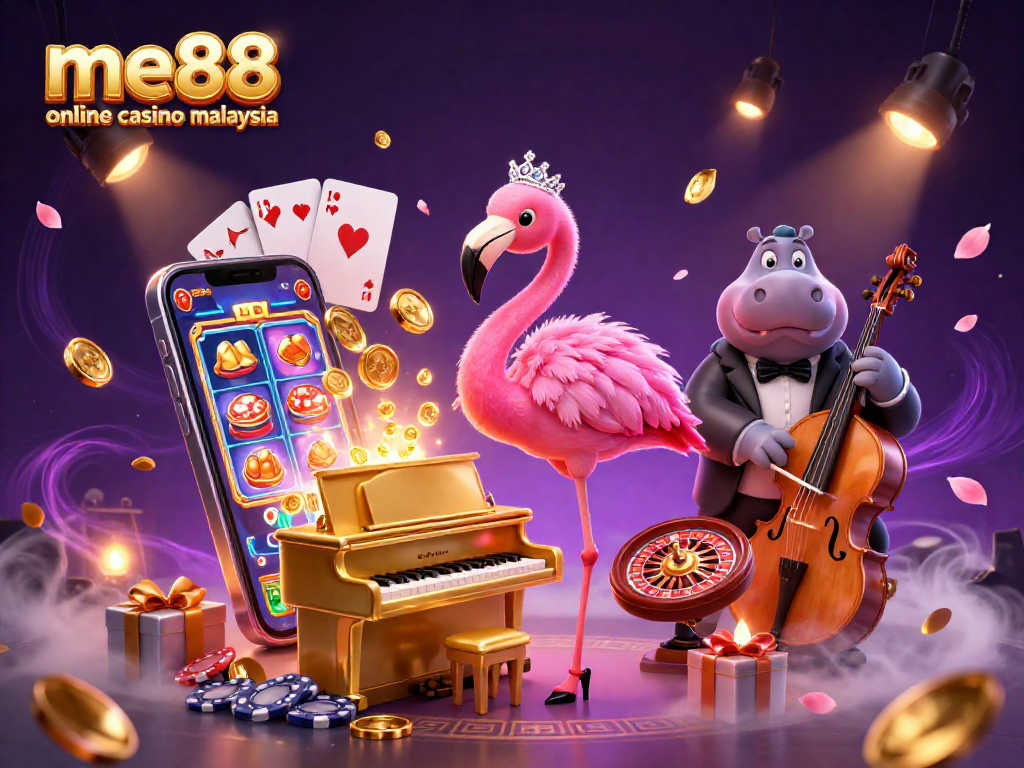 Experience the thrill of the me88 online casino Malaysia with vibrant characters and dynamic gameplay elements.