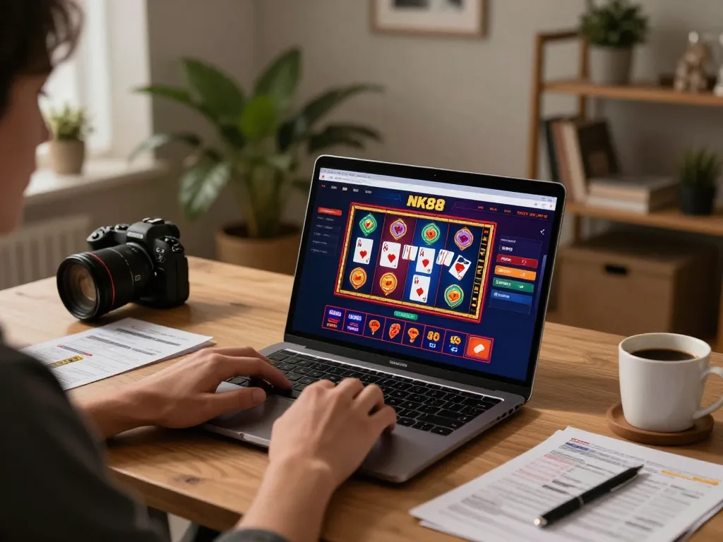 Play exciting games at nk88 with a user immersed in online betting environment.