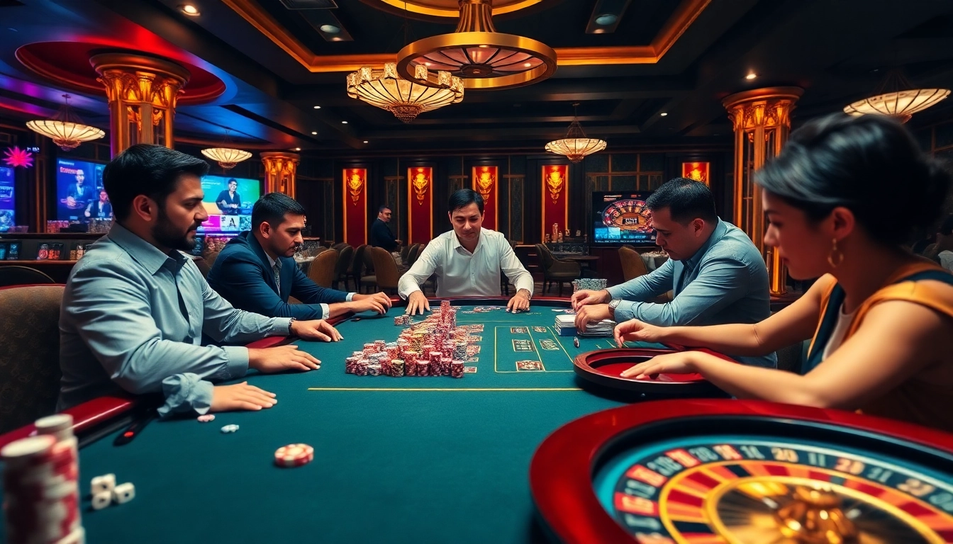 Experience thrilling games at https://rr88sn.com/ with vibrant casino scenes and high-stakes action.