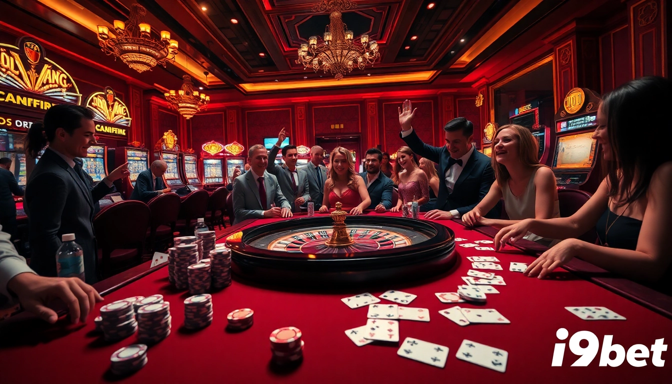 Experience the excitement of i9bet with vibrant casino tables and immersive gaming action.