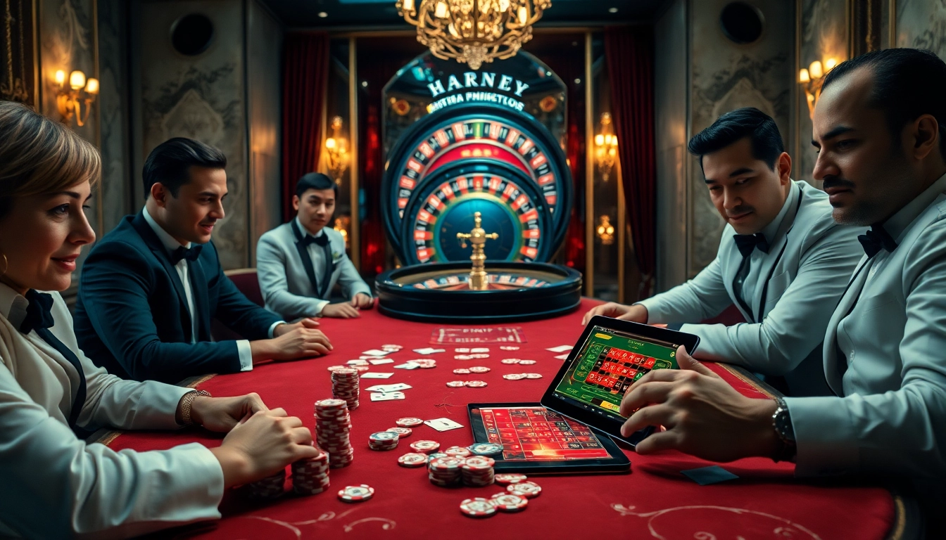 Players engaged in a high-stakes poker game at the 79 king casino table, highlighting excitement and strategy.