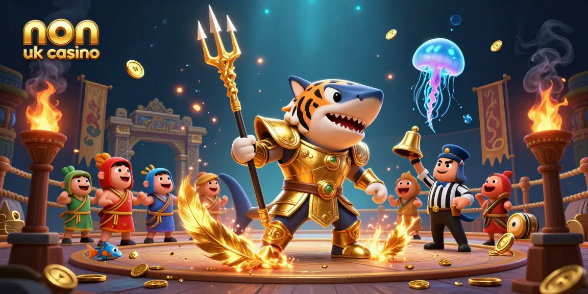 Engage with thrilling non uk casino games featuring a vibrant underwater scene.