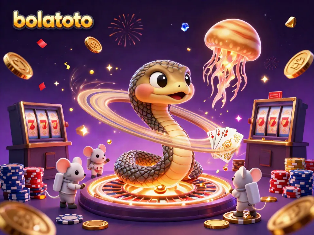 Experience dynamic gameplay action with bolatoto featuring astro mice betting on a cosmic roulette wheel.