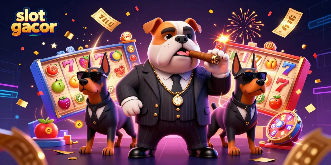 Engage with slot gacor excitement in this vibrant 3D scene full of winning elements.