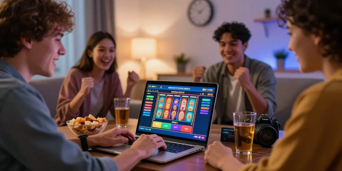 Exciting online gaming atmosphere at https://being-there.org.uk with friends enjoying a credit card casino experience.