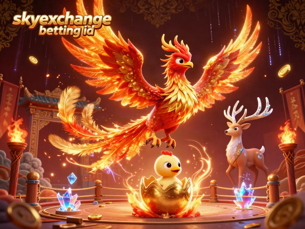 Engage in thrilling betting with the skyexchange betting id, as vibrant characters celebrate wins in a dynamic casino setting.