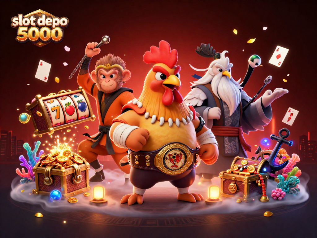 Engage with slot depo 5000 featuring dynamic characters and exciting casino elements for thrilling gameplay.