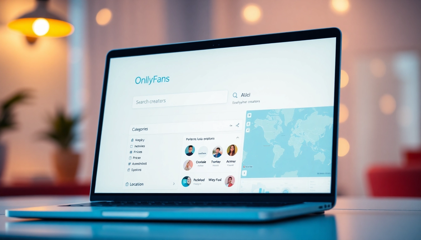 Find OnlyFans Nearby Creators with our innovative search engine interface.
