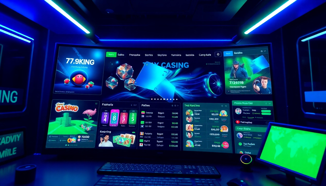Interactive online gaming interface of 79king showcasing diverse betting options in a modern design.