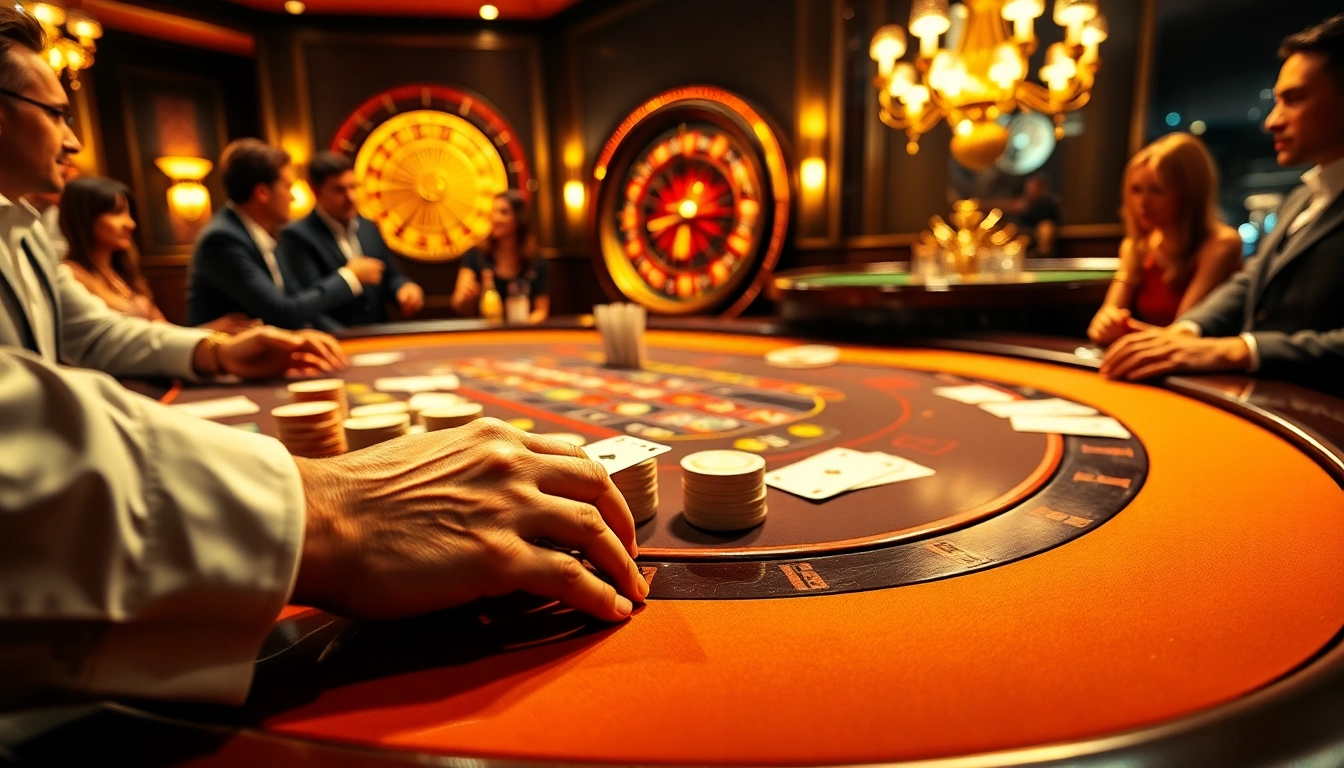 Players engaging in a thrilling casino game, immersing in strategies and excitement around C168 betting.