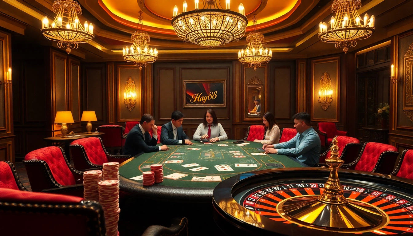 Engage in high-stakes poker at Hay88, where excitement meets luxury in a premier gambling experience.