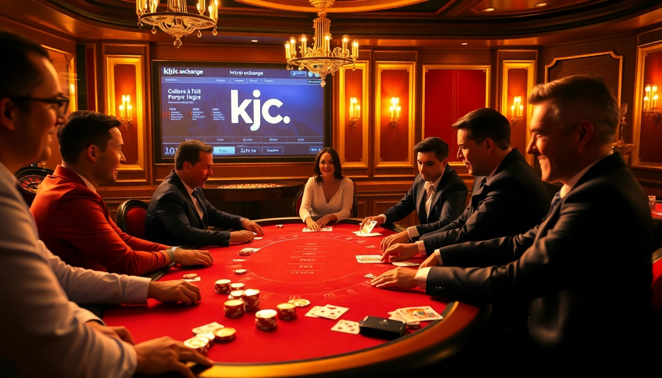Experience the thrills of gambling at https://kjc.exchange with our professional poker table scene.