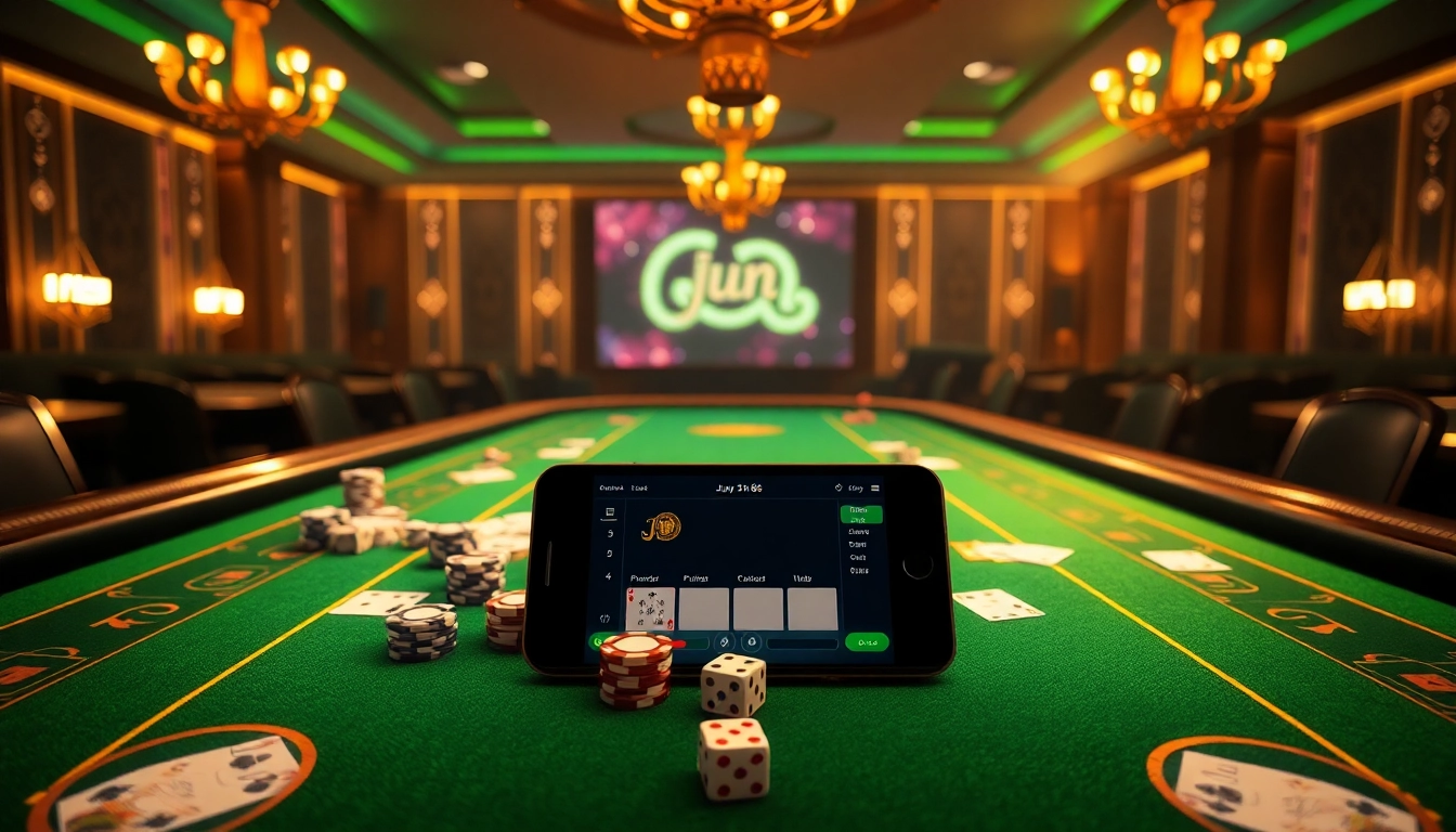 Experience thrilling gameplay while betting with Jun 88 at an engaging online casino