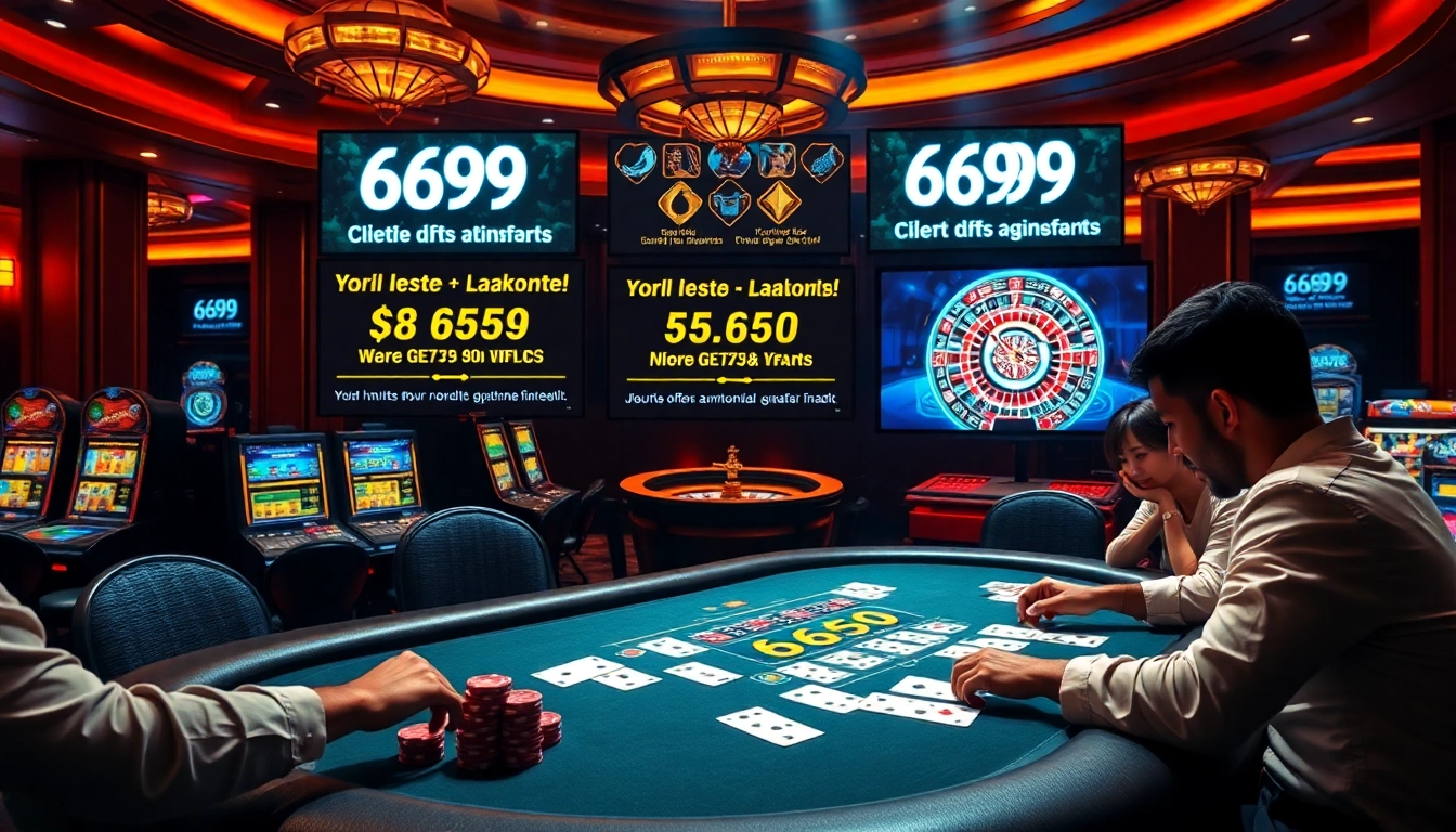 Experience the thrill of winning with 669bet at a luxurious casino poker table.