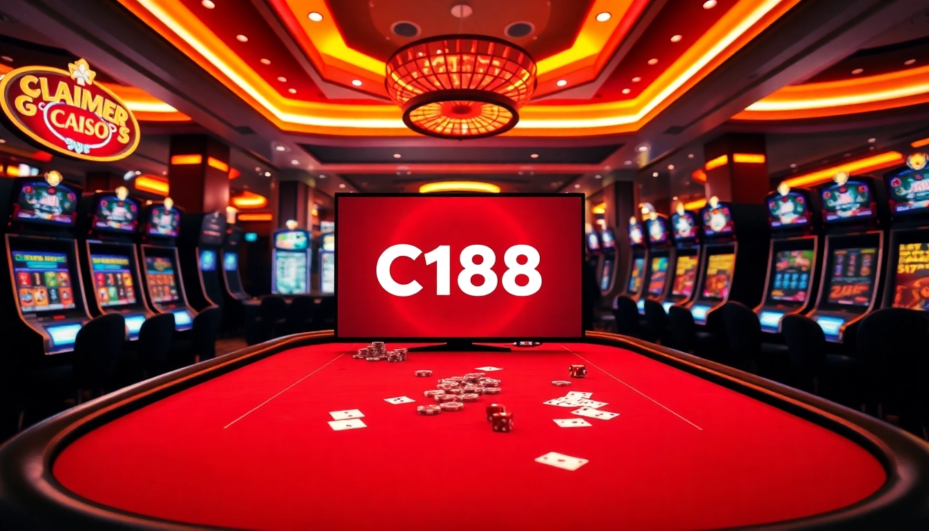Exciting gaming atmosphere at C168 casino with vibrant tables and dynamic gambling action.