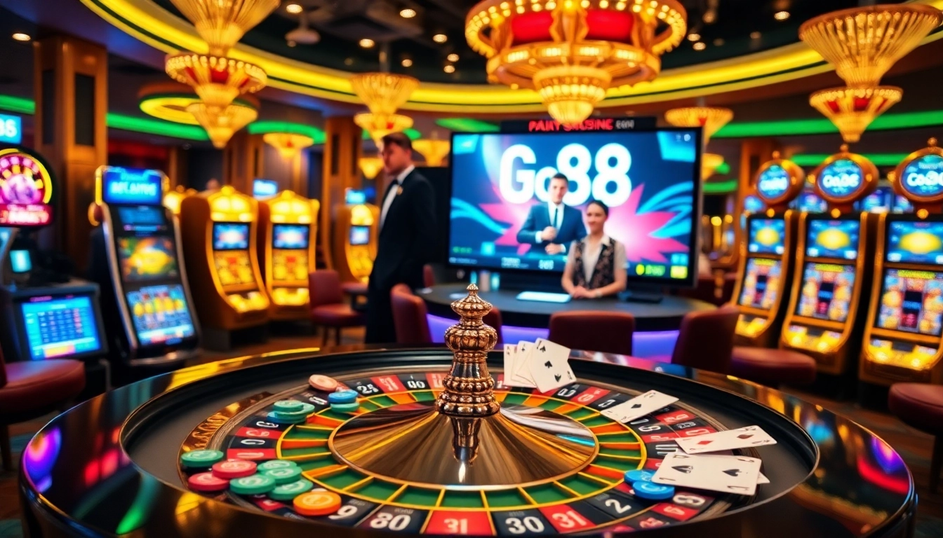 Place your bets at https://go88.fast/ with professional dealers and exciting casino games.