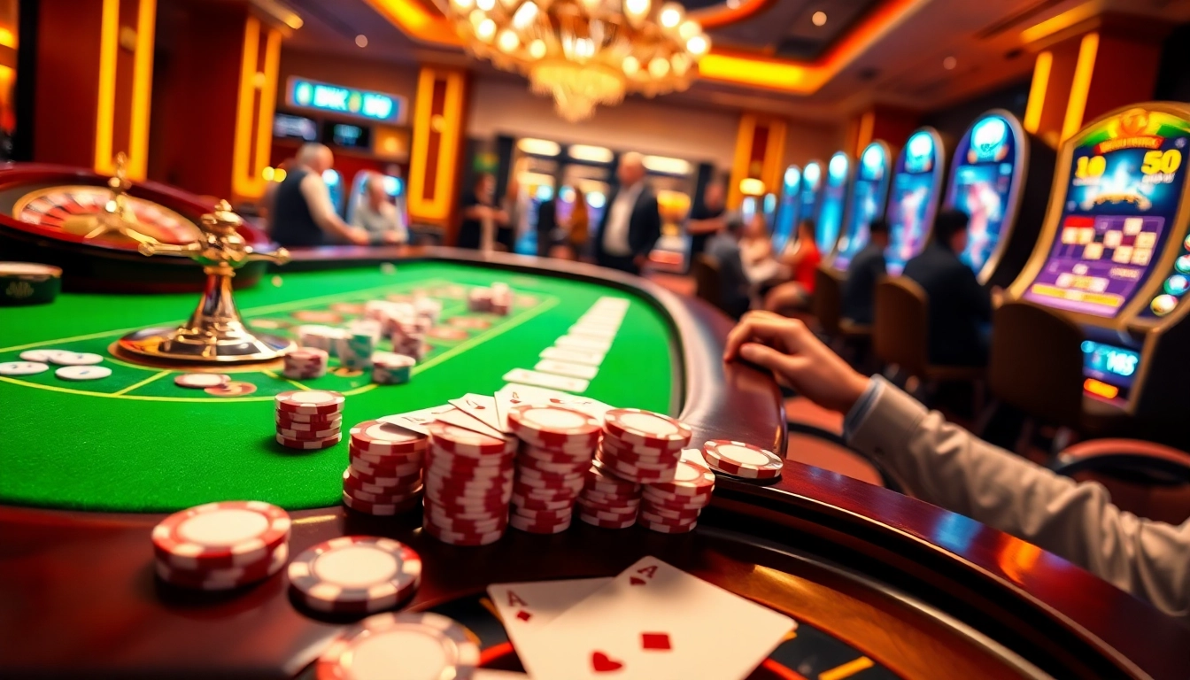 Experience the thrill of BK8 เว็บตรง with vibrant casino games and luxury ambiance.