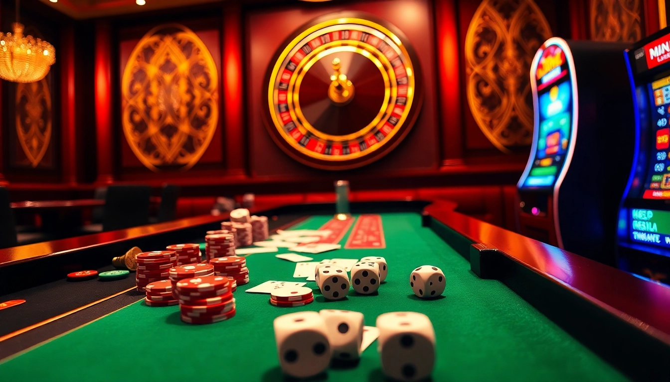 Experience the thrilling gaming atmosphere at nhà cái Man88 with vibrant casino activities and rich visuals.