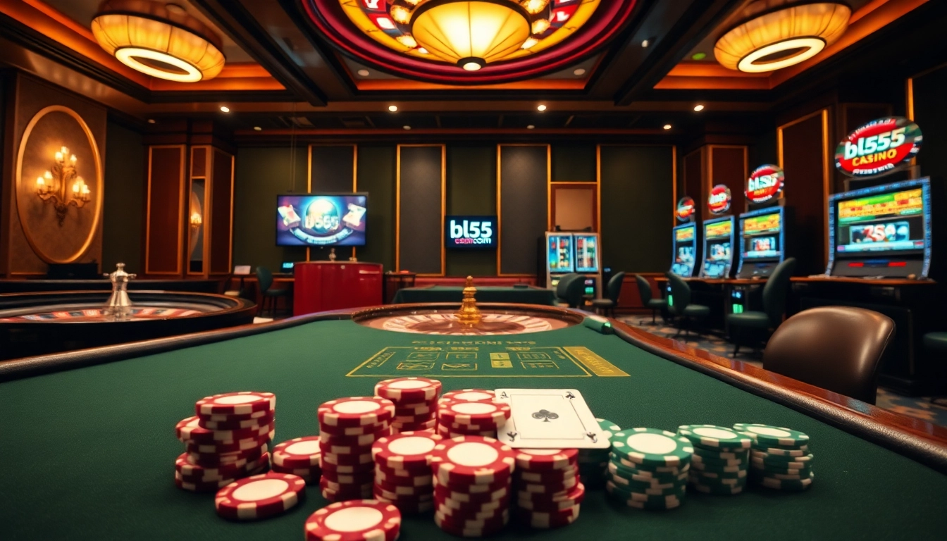 Experience thrilling gameplay at bl555 com, with vibrant casino tables and exciting betting options.