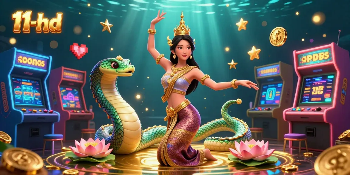 Experience the vibrant energy of 11-hd with engaging Thai cultural elements and dynamic casino game visuals.