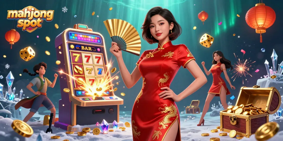 Experience the mahjong slot excitement with stunning visuals of a jackpot and vibrant colors.