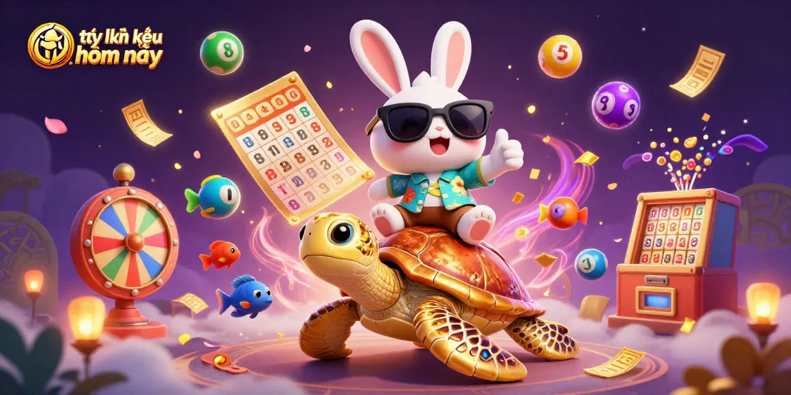 Experience the thrill of tỷ lệ kèo nhà cái hôm nay with vibrant lottery elements and action-packed gaming visuals.