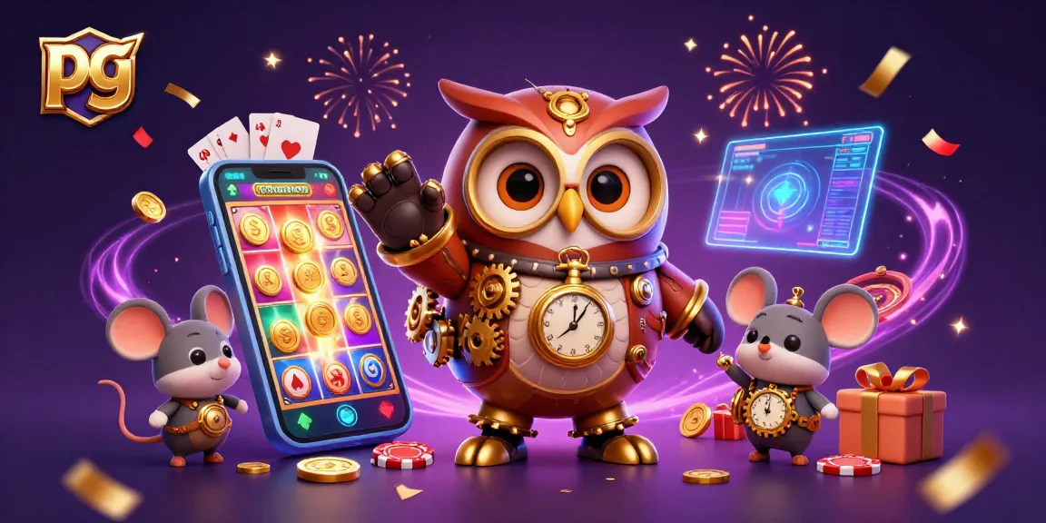 Engage in thrilling slot games with the pg-themed illustration featuring vibrant casino elements.